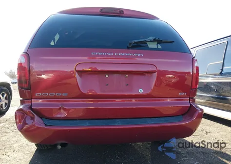 2006 Dodge Grand Caravan Sxt из США, поврежденный, VIN 2D4GP44L46R799398